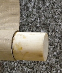 Kakejiku End made of Staghorn (Shikatsuno)