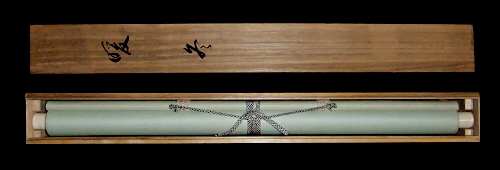 Tomobako Original Wooden Box with Painter's Signature