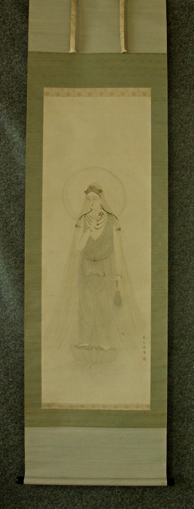 [ Kannon Goddess ] Painted in 1933